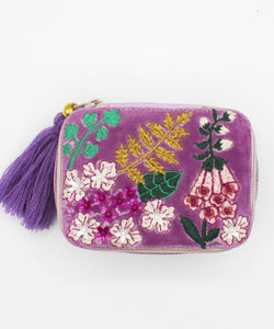 LEAVES SQUARED BOX - PURPLE