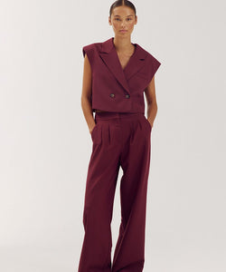 HARPER & YVE | ESMEE GILET - TIPSY RED