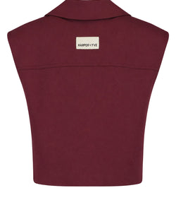 HARPER & YVE | ESMEE GILET - TIPSY RED