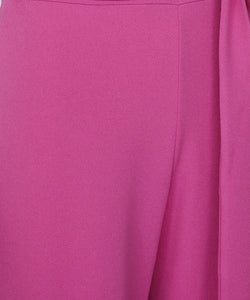 JUMPSUIT | GIRL V-NECK - WILD PINK