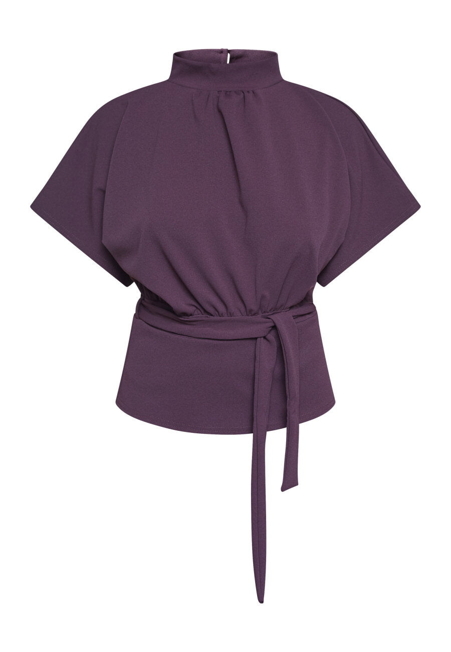 GIRL TOP - DEEP BORDEAUX