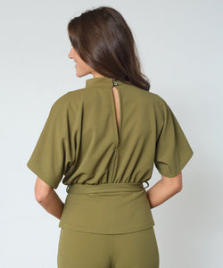GIRL TOP - MARTINI OLIVE