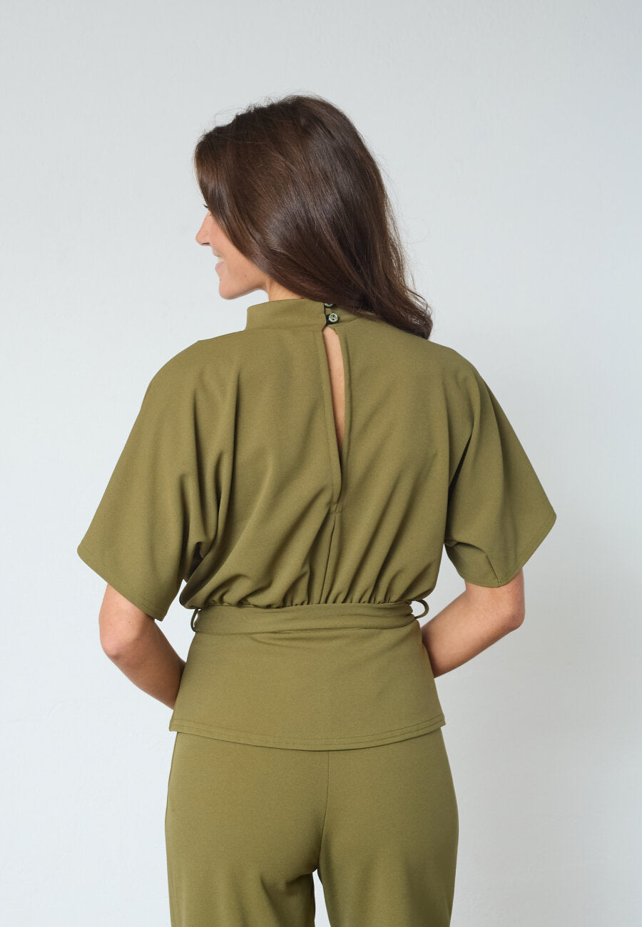 GIRL TOP - MARTINI OLIVE