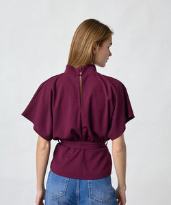 GIRL TOP - BERRY
