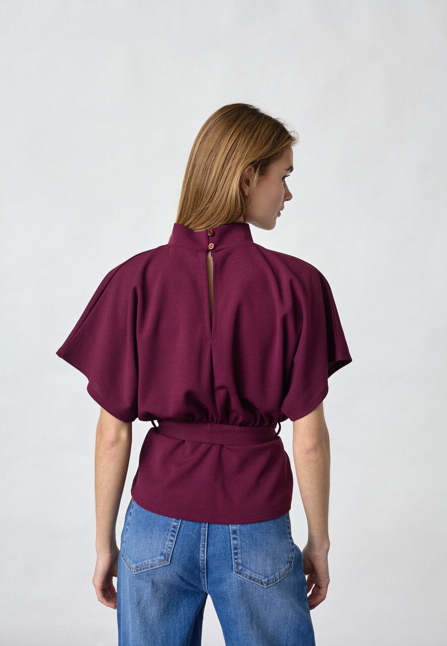 GIRL TOP - BERRY