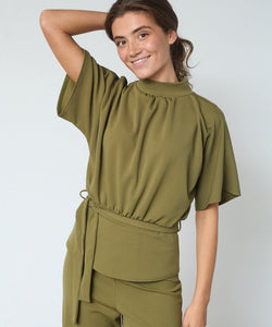 GIRL TOP - MARTINI OLIVE