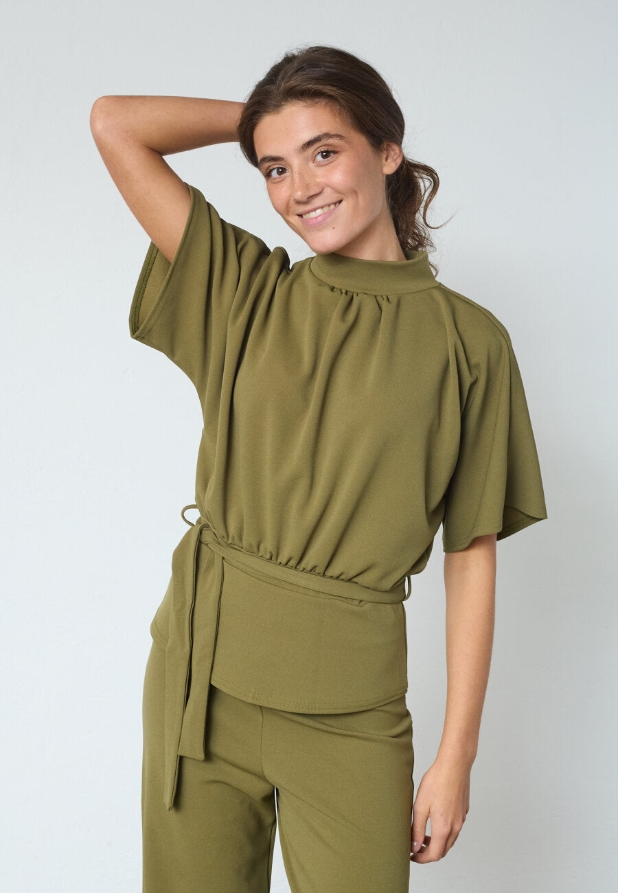 GIRL TOP - MARTINI OLIVE