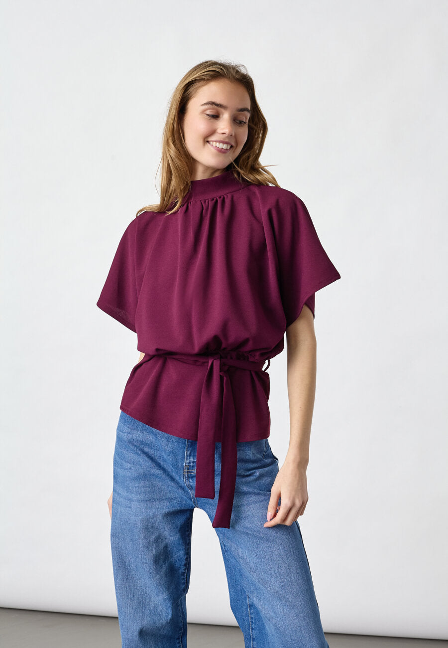 GIRL TOP - BERRY