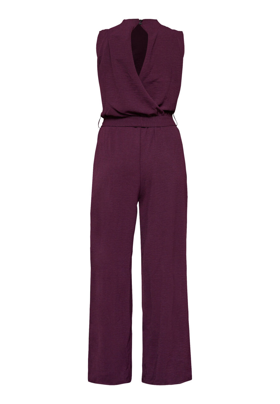 GUTO LS JUMPSUIT - DEEP BORDEAUX