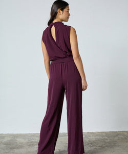 GUTO LS JUMPSUIT - DEEP BORDEAUX