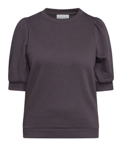 PEVA PUFF PULLOVER - DARK CHOCOLATE