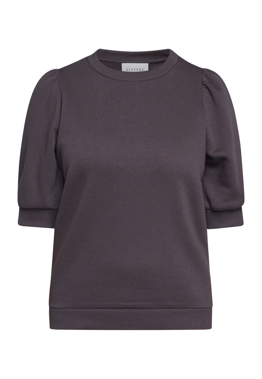 PEVA PUFF PULLOVER - DARK CHOCOLATE