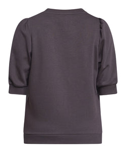 PEVA PUFF PULLOVER - DARK CHOCOLATE