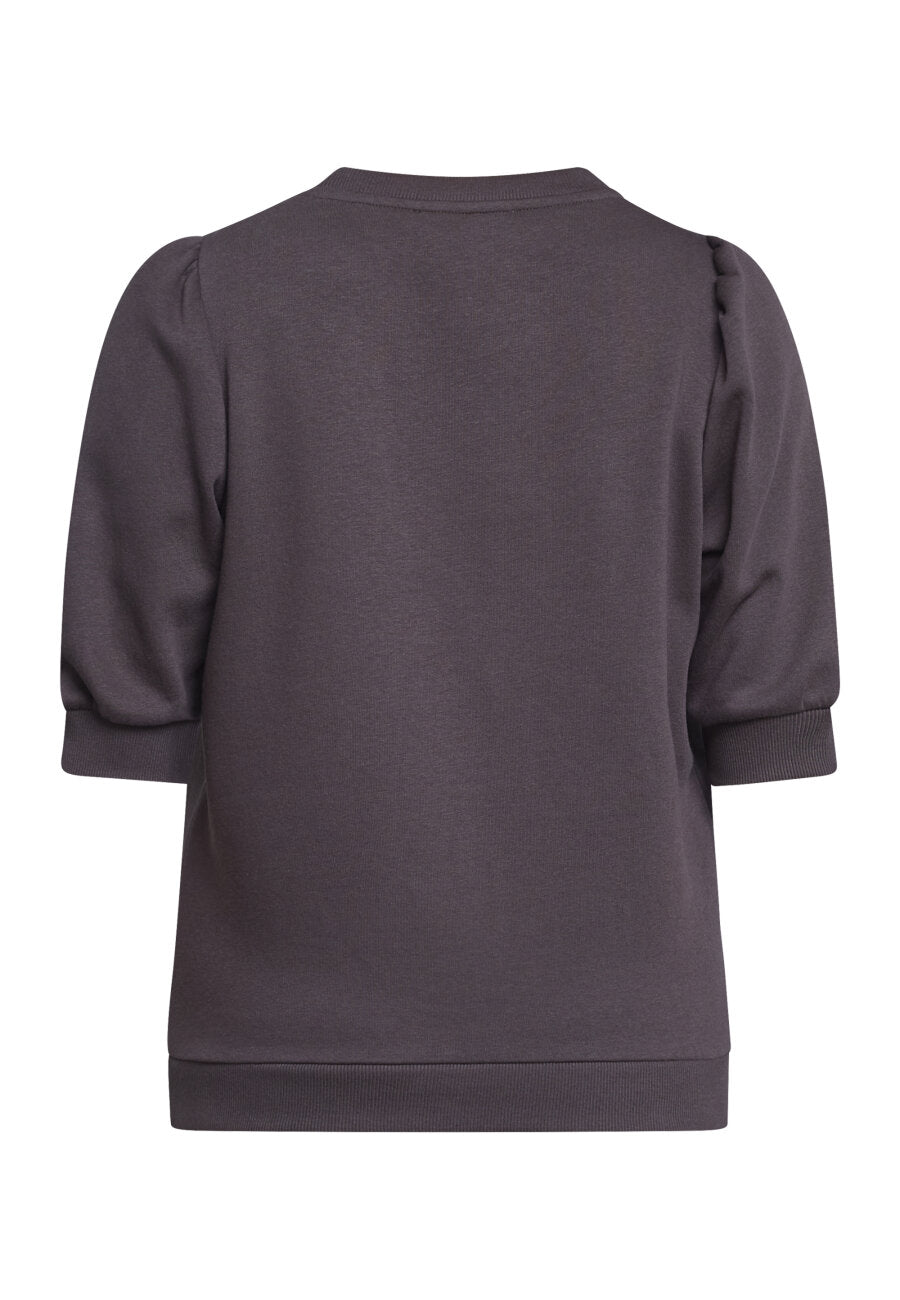 PEVA PUFF PULLOVER - DARK CHOCOLATE