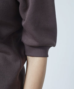 PEVA PUFF PULLOVER - DARK CHOCOLATE