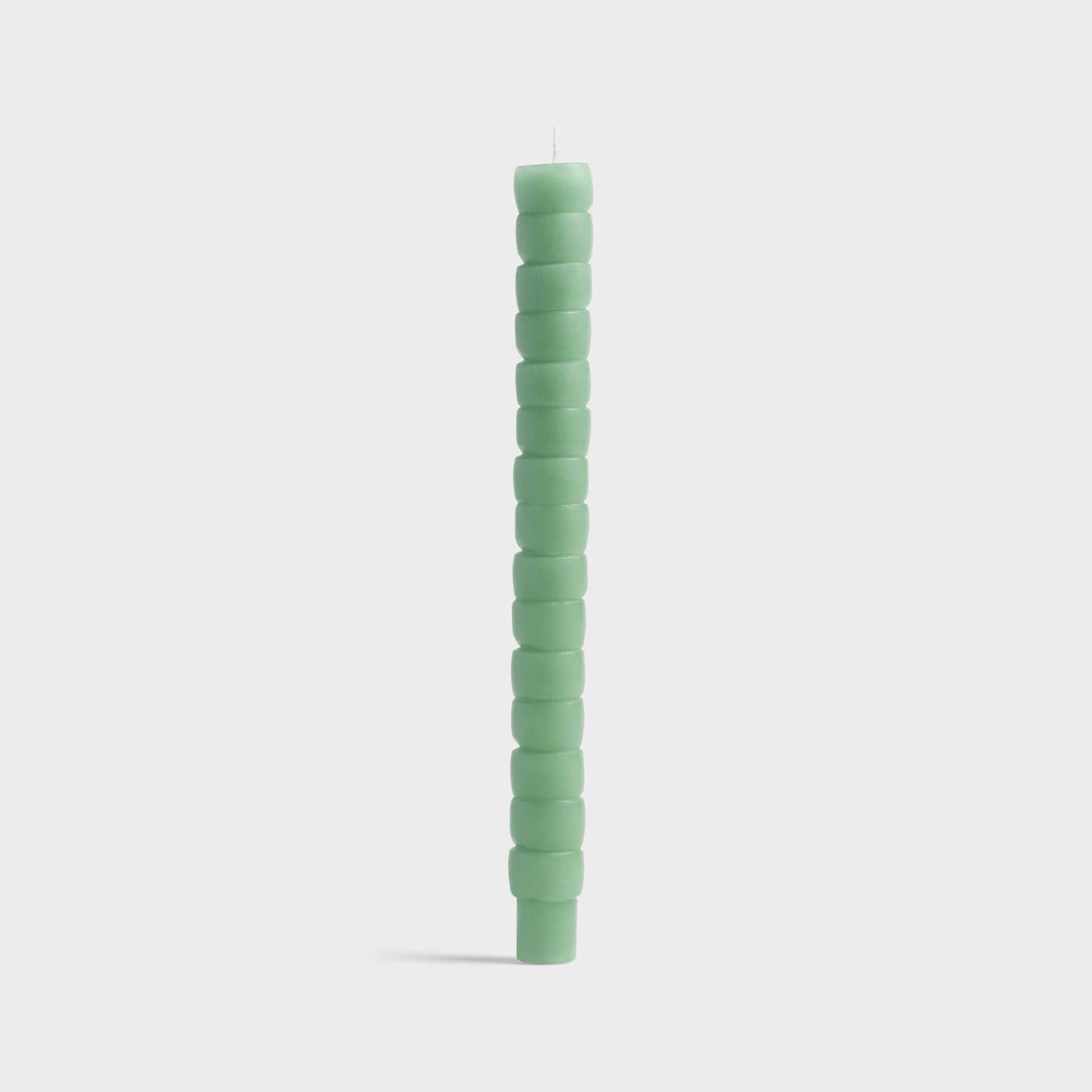 &k | CANDLE PEBBLE - GREEN