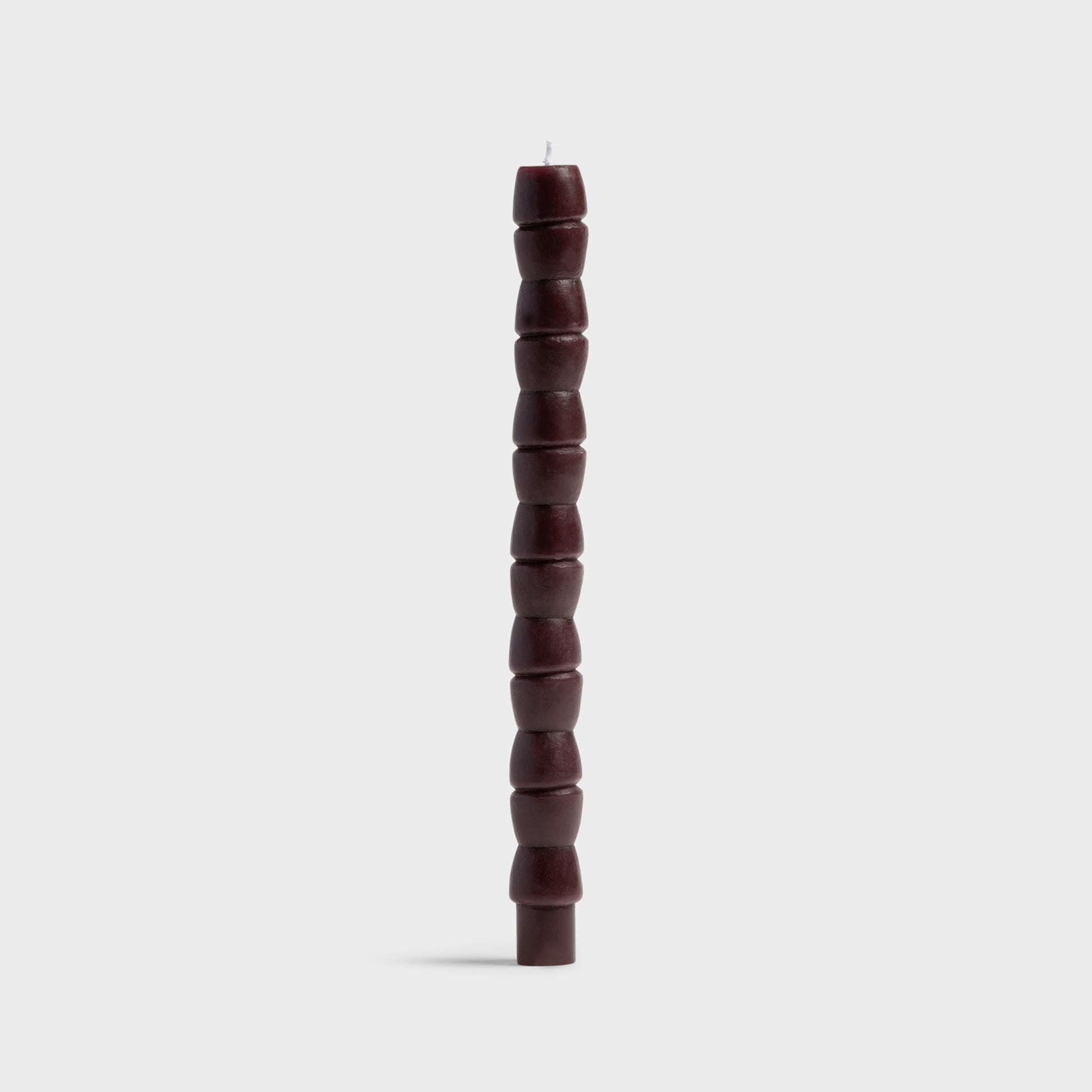 &k | CANDLE PEBBLE - FUDGE BROWN