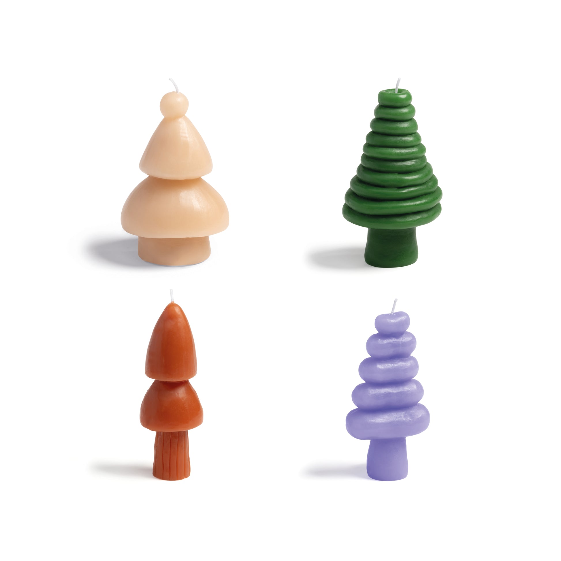 &k | CANDLE PINE TREE - TERRACOTTA