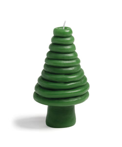 &k | CANDLE PINE TREE - GREEN