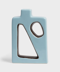 &K | CANDLE HOLDER FLUSH - BLUE