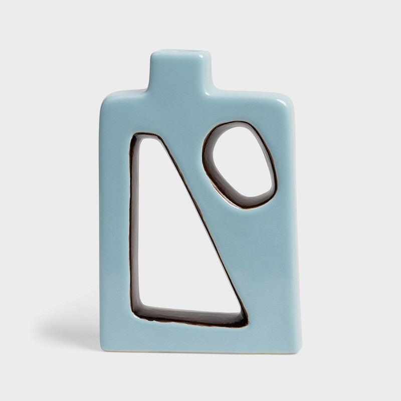 &K | CANDLE HOLDER FLUSH - BLUE