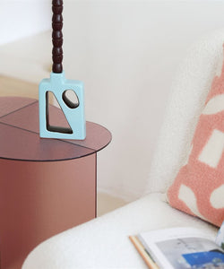 &K | CANDLE HOLDER FLUSH - BLUE