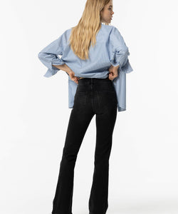 BOOTCUT MW JEANS - BLACK