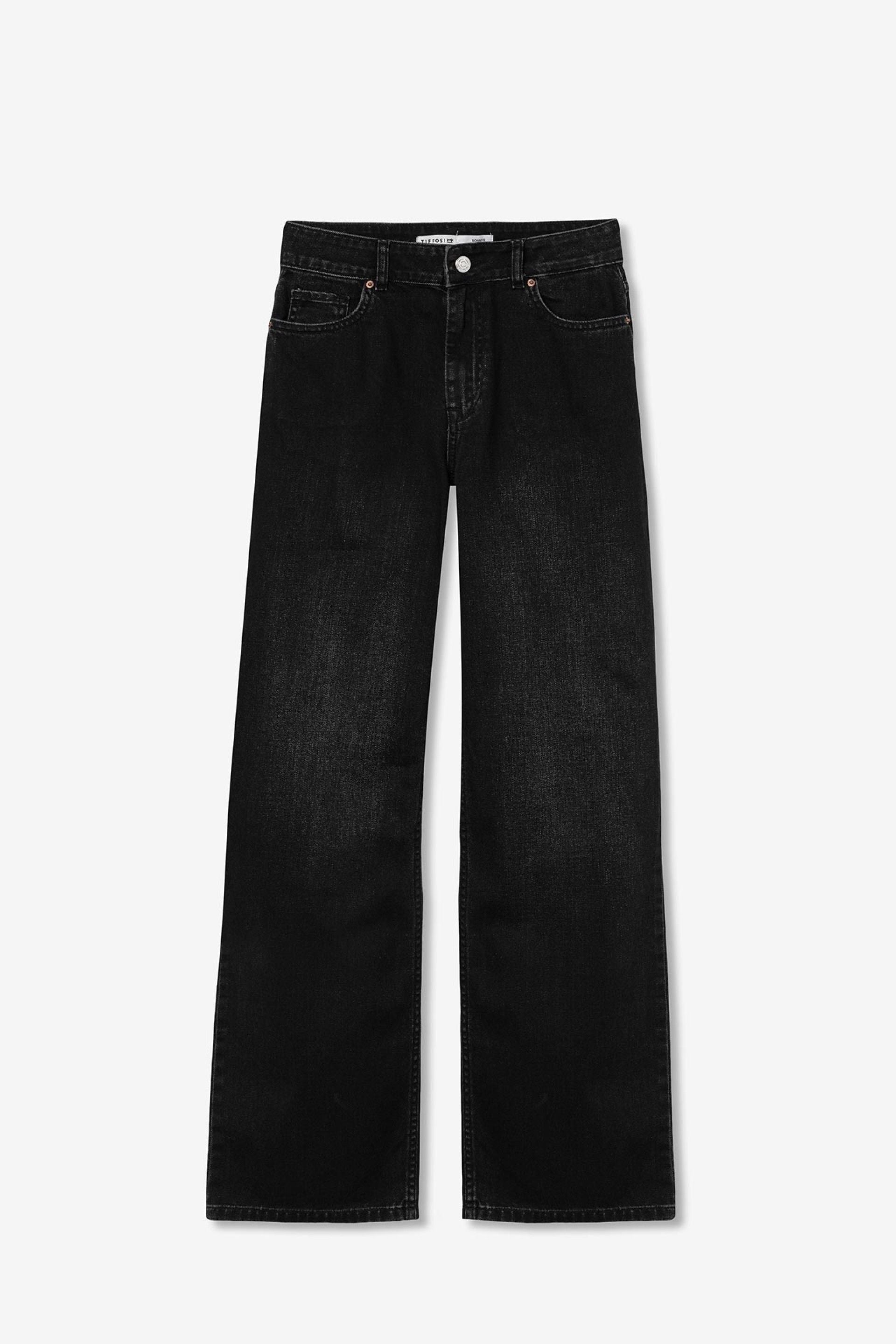 BONNYE WIDE LEG JEANS - DARK GREY