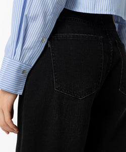 BONNYE WIDE LEG JEANS - DARK GREY