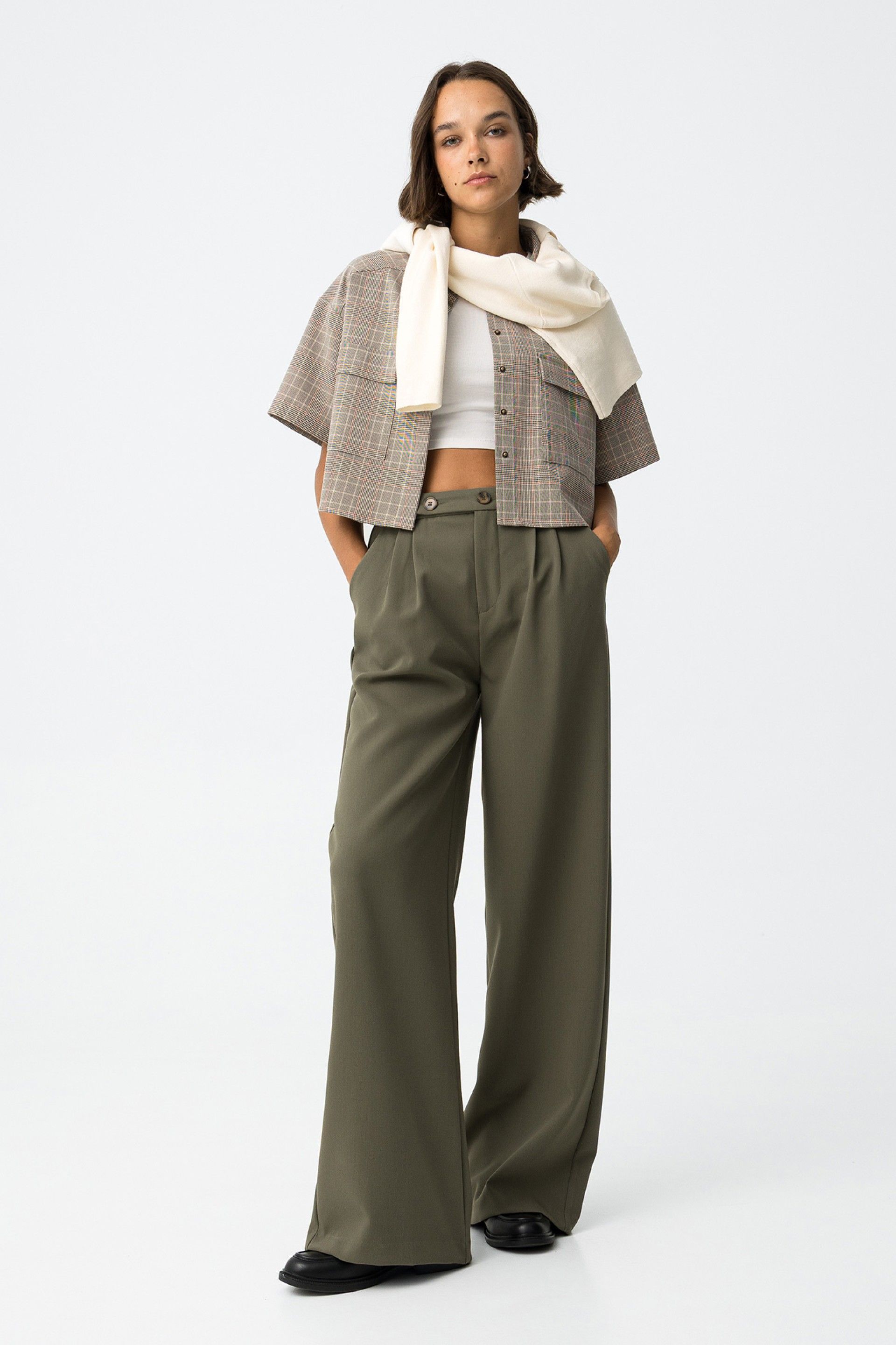 HANK LADY TROUSERS - PATINA GREEN
