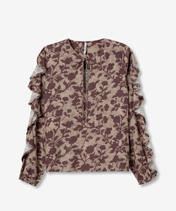 MILLER BLOUSE - CHESTNUT