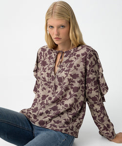 MILLER BLOUSE - CHESTNUT