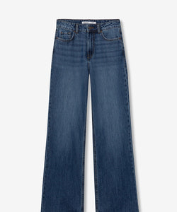 BONNYE WIDE LEG JEANS - MEDIUM BLUE