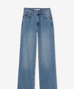 BONNYE WIDE LEG JEANS - VINTAGE BLUE
