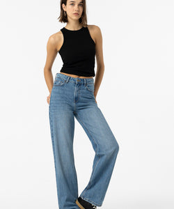 BONNYE WIDE LEG JEANS - VINTAGE BLUE