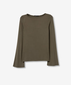 SAULT BASIC LS TOP - PATINA GREEN