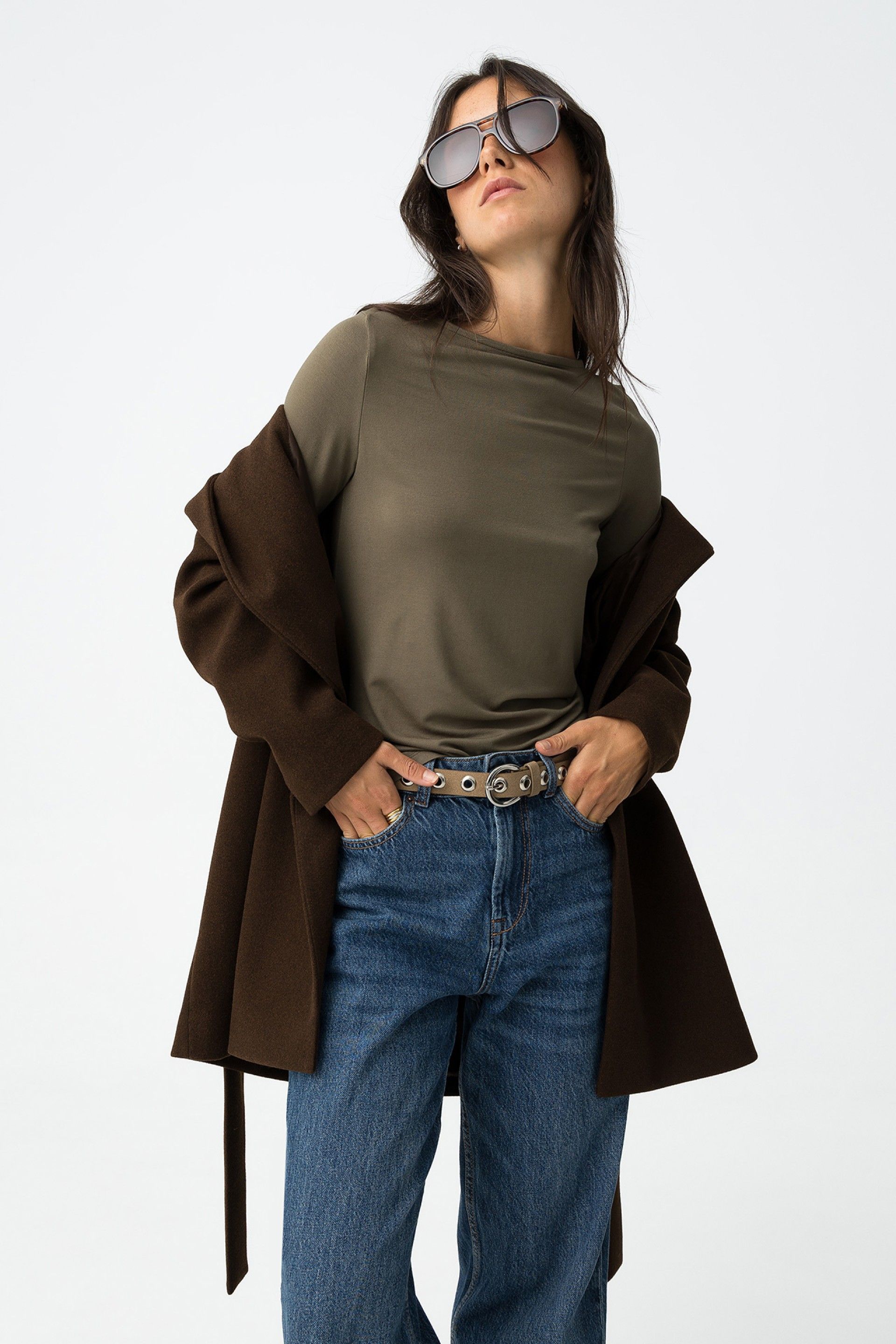 SAULT BASIC LS TOP - PATINA GREEN