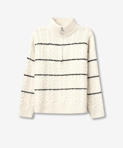 AEON ZIPPER PULLOVER - BIRCH