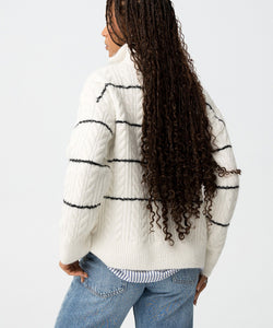 AEON ZIPPER PULLOVER - BIRCH
