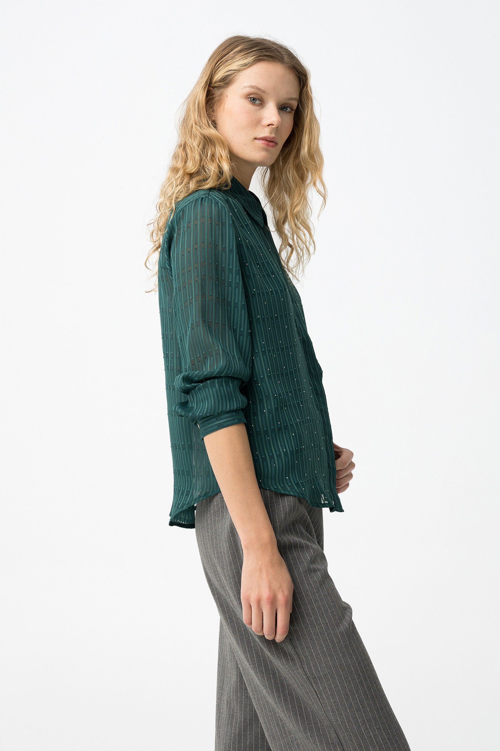 RELUZENTE BLOUSE - TREKKING GREEN