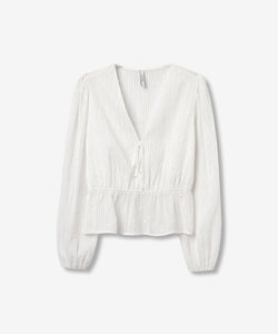 REQUINTADO LS BLOUSE - STAR WHITE