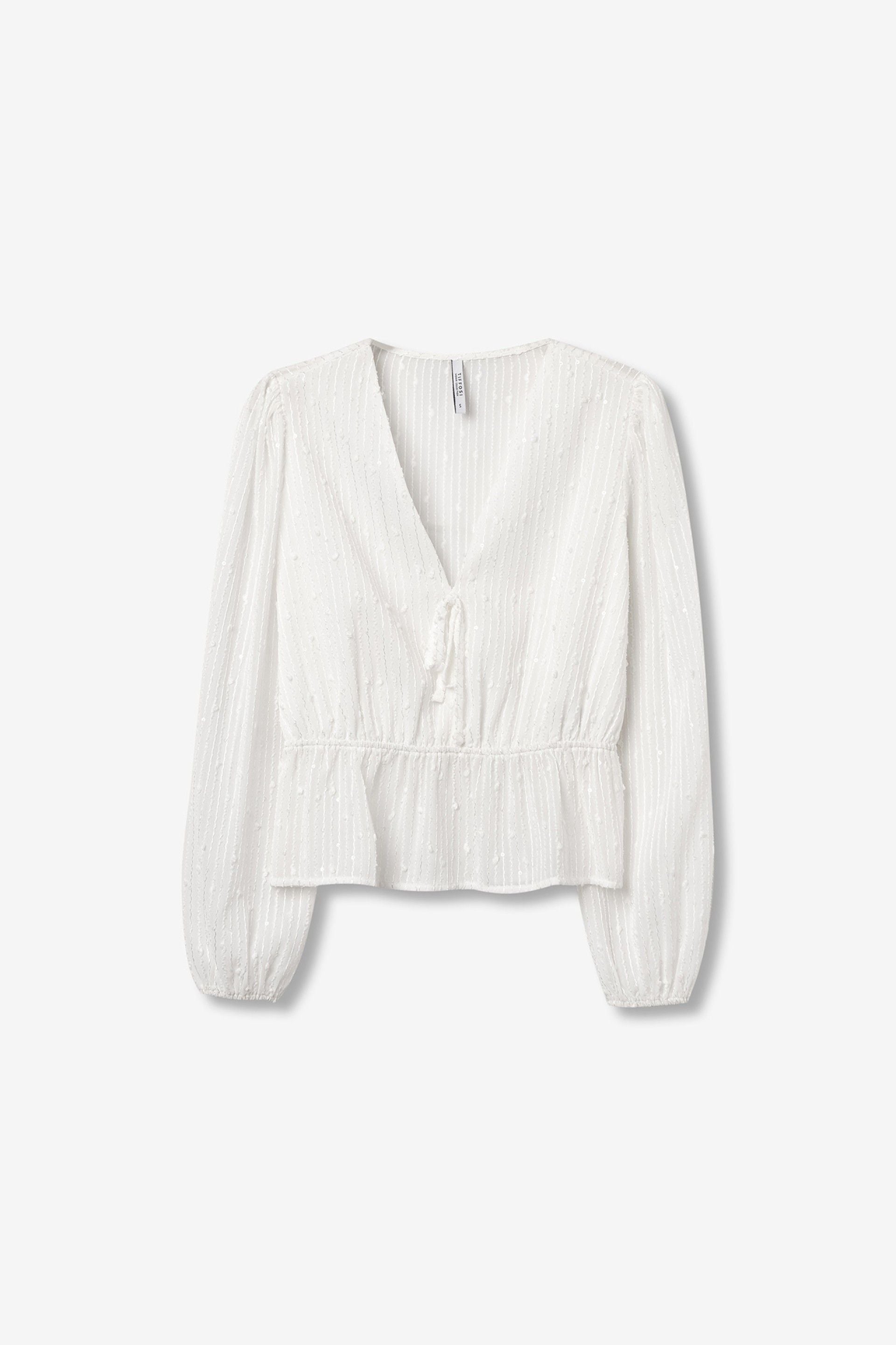 REQUINTADO LS BLOUSE - STAR WHITE