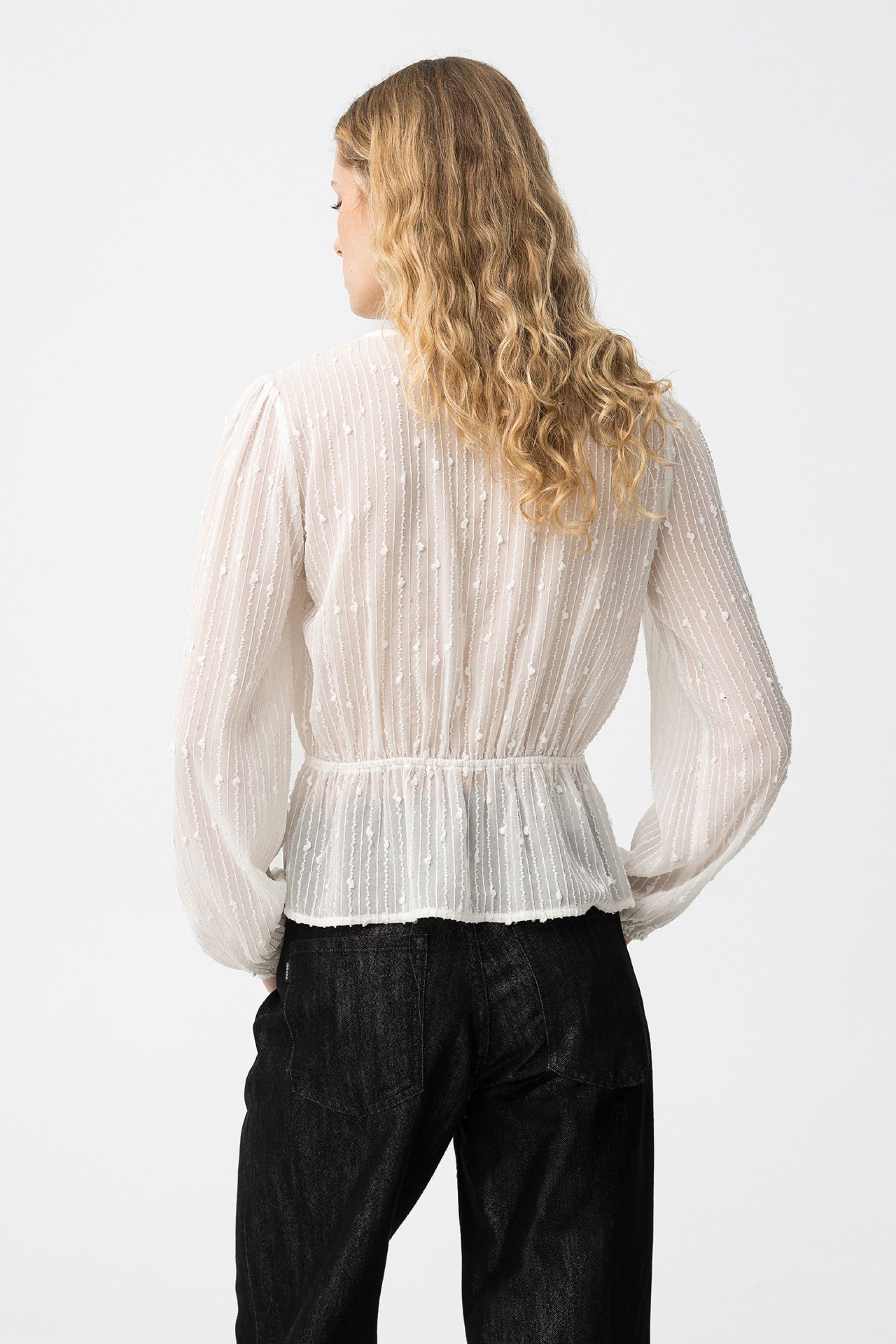 REQUINTADO LS BLOUSE - STAR WHITE