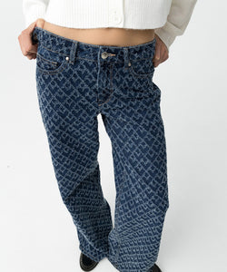 CELINE RELIEF JEANS - DARK BLUE