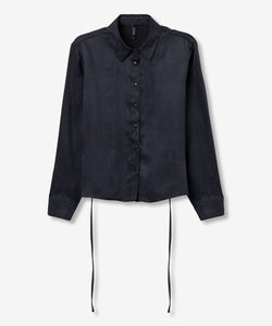 MACIA LS SHIRT - DARK BUE