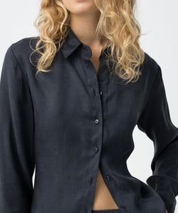 MACIA LS SHIRT - DARK BUE