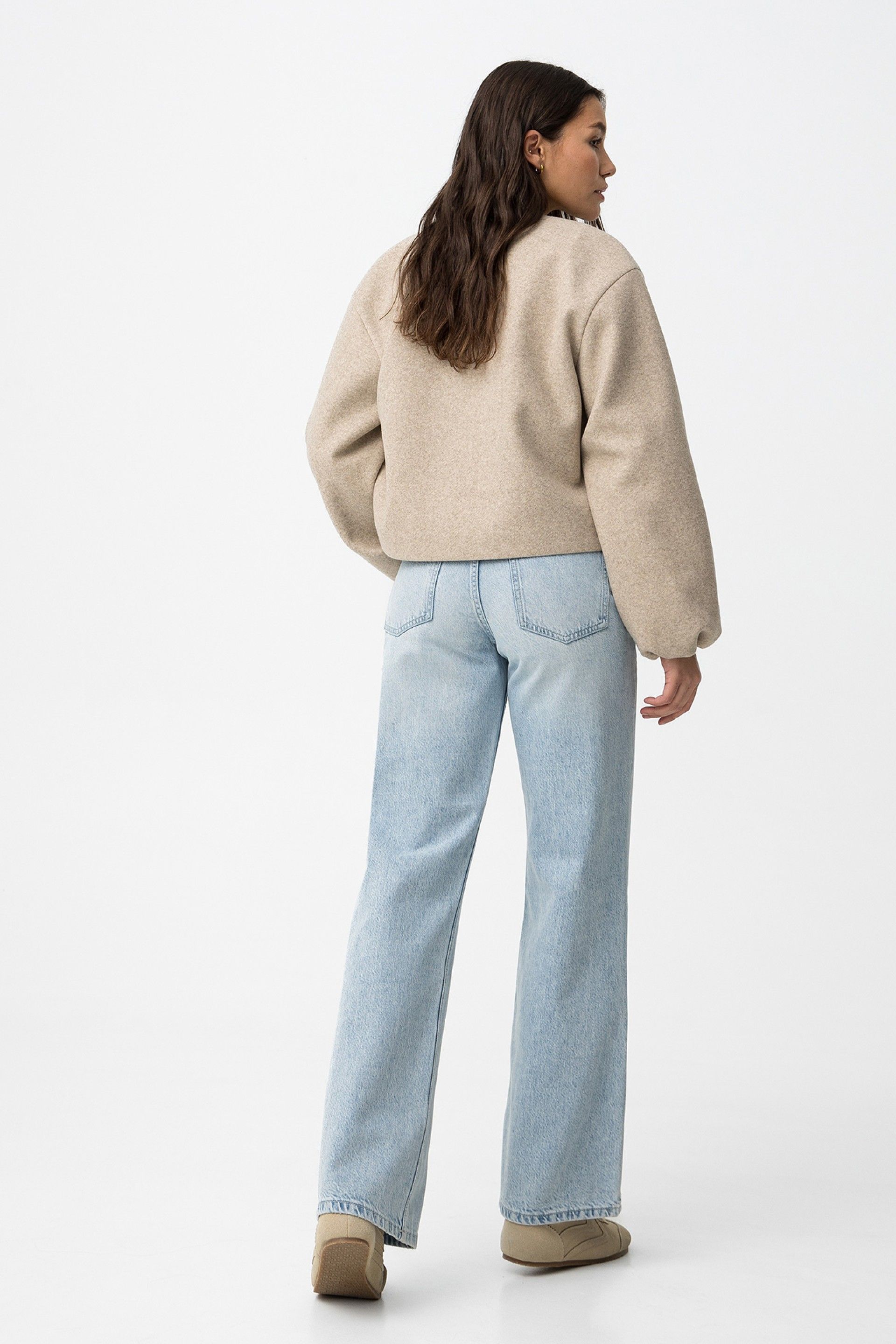 BONNYE WIDE LEG JEANS - LIGHT BLUE