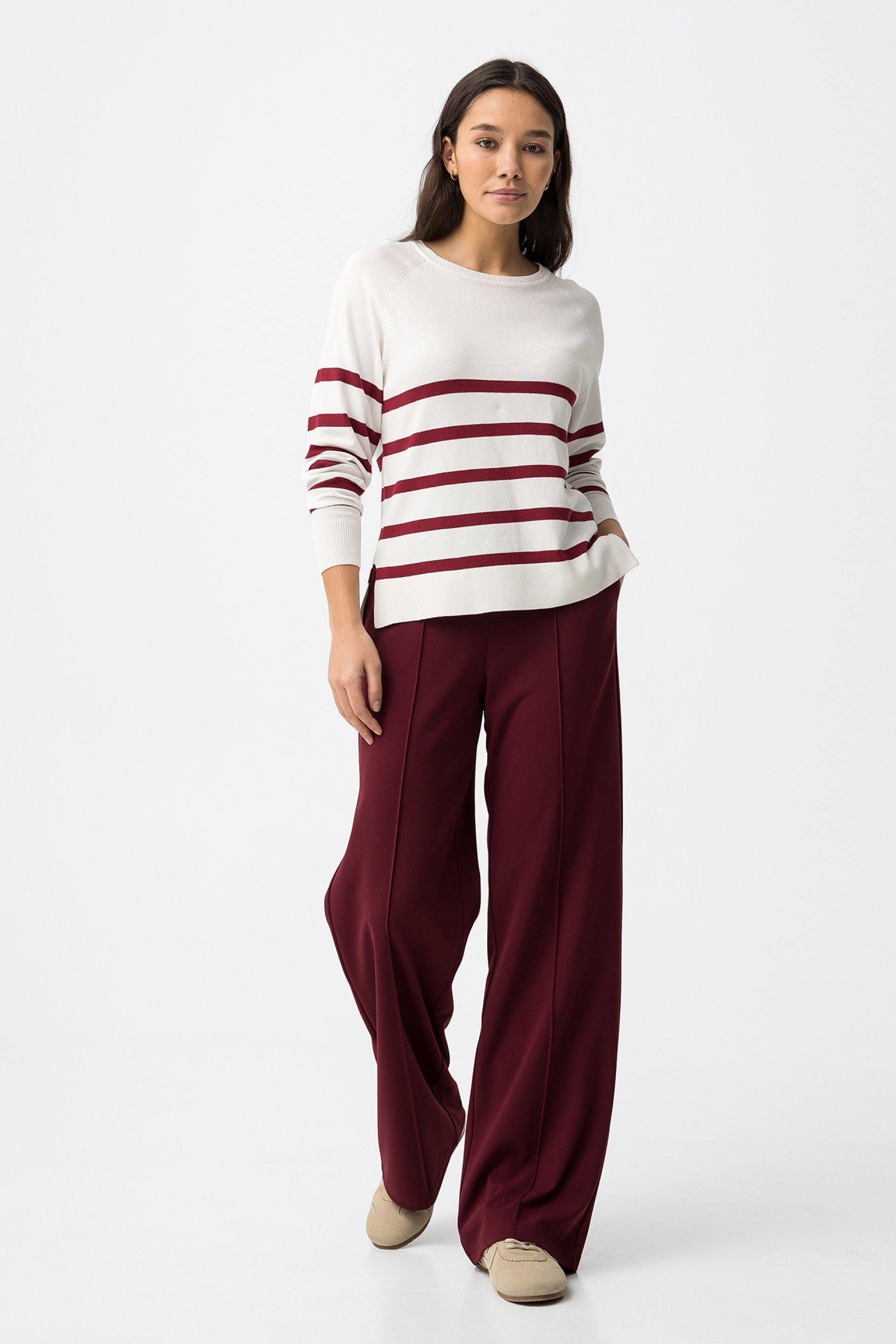 MANOLA PANTS - BORDEAUX