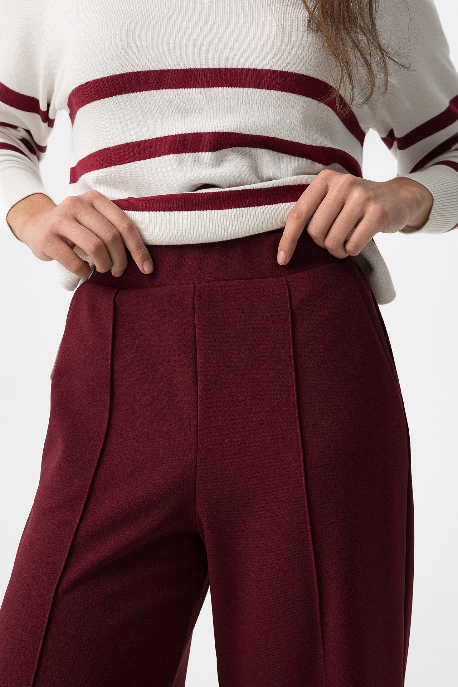 MANOLA PANTS - BORDEAUX