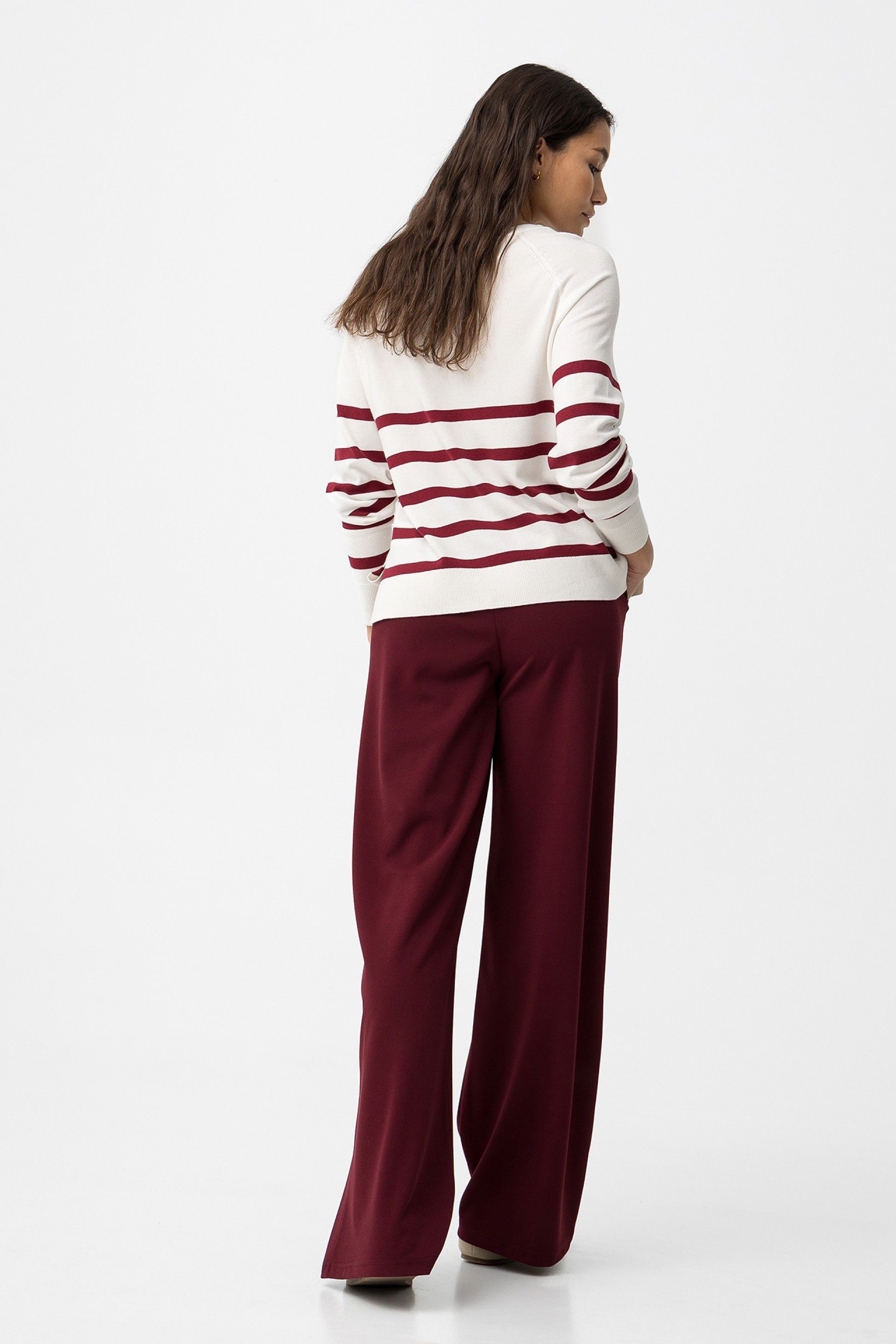 MANOLA PANTS - BORDEAUX